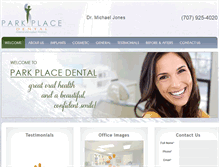 Tablet Screenshot of dentist-of-petaluma-ca.com